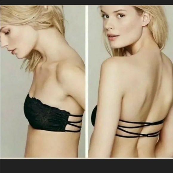 Free People Other - Free People Lace Bandeau Strappy Back Small